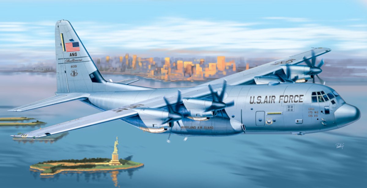Italeri 1255 – C-130J Hercules Lockheed Martin 1:72