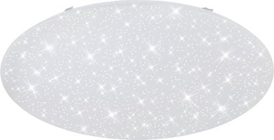 Briloner verb - LED-Deckenleuchte - inkl. Fernbedienung – CCT-Farbtemperatursteuerung – dimmbar über Fernbedienung – Nachtlichtfunktion – IP20 – 25.000 Brennstunden – ø76 x 12,5 cm