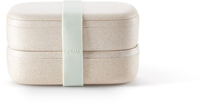 Lékué Lunchbox Brotkasten - to go - Bio - 1 l - Beige
