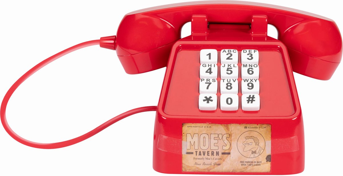 Jakks the Simpsons – das Scherztelefon von Moe – spricht englische Sätze