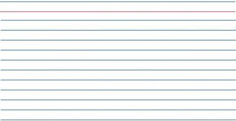 Kangaro-Systemkarte – 150 x 200 mm – Linie – 100 Stück – k-6106