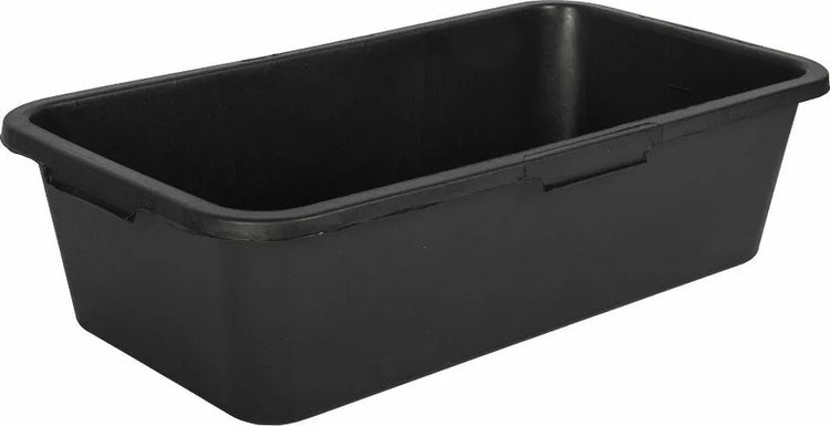 Talen-Werkzeuge – Maurerwanne – Mörtelwanne – 100 % recycelter Kunststoff – rechteckig – 40 Liter – umweltfreundlich