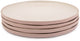 Jamie Oliver Perfect Plates Speiseteller, 4er-Set, Keramik, rosa, 27 cm - | große Liebe