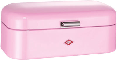 Wesco Grandy Brotkasten | 10 Liter - Größe L | Metall - rosa | Aufbewahrung in der Küche