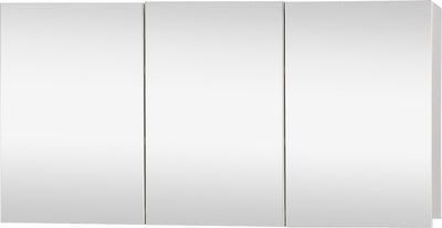 Differnz Brida Spiegelschrank 50x100x15cm 3 Türen weiß