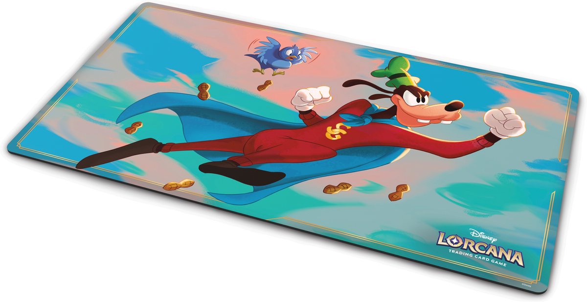 Disney Lorcana: Wildnis unbekannt – Spielmatte Goofy (Super Goof) | Satz 12