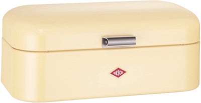 Wesco Grandy Brotkasten | 10 Liter - Größe L | Metall - Mandel | Aufbewahrung in der Küche