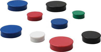 Nobo Whiteboard-Magnete – 38 mm – 4 Stück – Schwarz