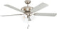Eglo Las Palmas Deckenleuchte mit Ventilator – 132 cm – AC längere Lebensdauer – grau
