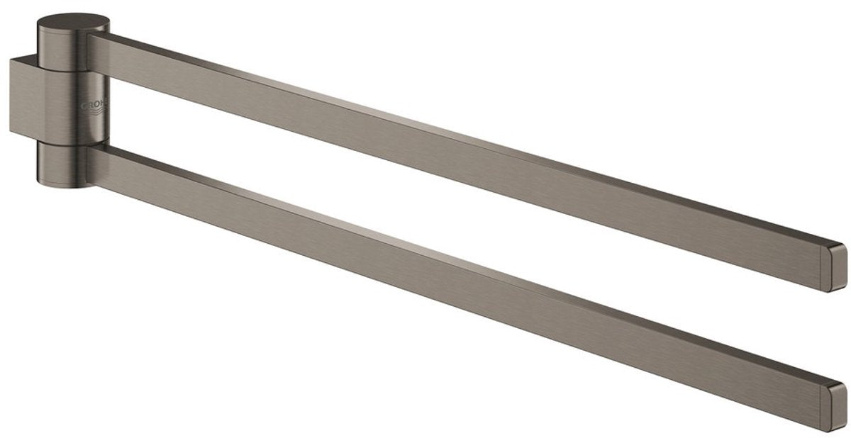 Grohe Selection Handtuchhalter doppelt – drehbar – Hartgraphit gebürstet – 41063al0
