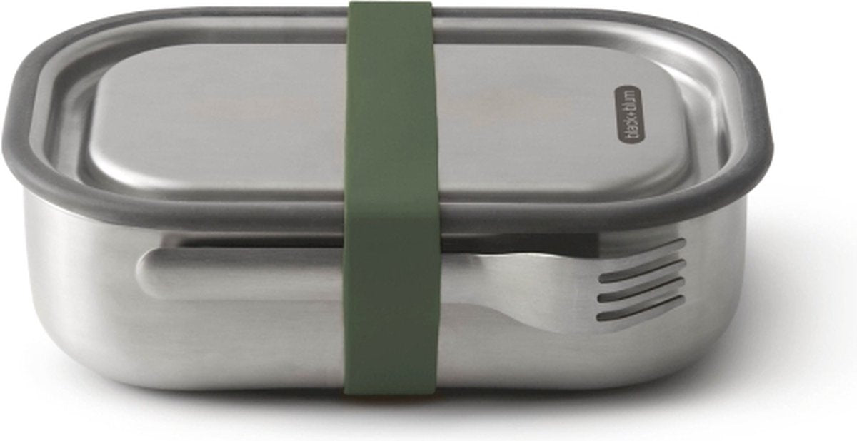 Schwarze Blum Black+Blum Lunchbox aus Edelstahl – 1 Liter – Grün