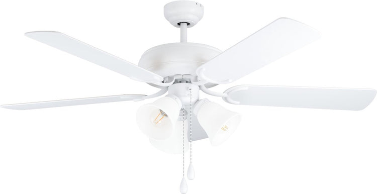 Eglo Las Palmas Deckenleuchte mit Ventilator – 132 cm – AC längere Lebensdauer – weiß