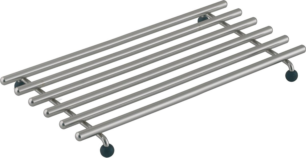 Schwarzer Untersetzer – 48 x 25 cm – Edelstahl
