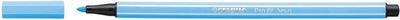 Stabilo Pen 68 - Filztip Stift - Blau fluorisieren (68 031)