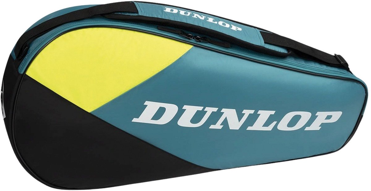 Dunlop – SX Club – 3RKT – Tennistasche – Stahl schwarz gelb