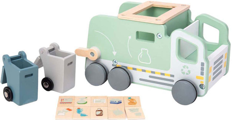 Playwood Holz-Müllwagen formt ein Auto