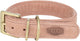 Trixie Hundehalsband - Nubukleder rosa L-XL 52-63x4 cm - bequem und doppelt gefüttert