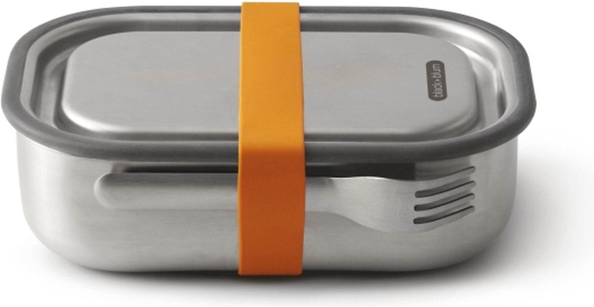 Schwarze Blum Black+Blum Lunchbox aus Edelstahl – 1 Liter – Orange