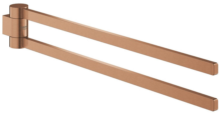 Grohe Selection Handtuchhalter doppelt – drehbar – Warm Sunset gebürstet – 41063dl0