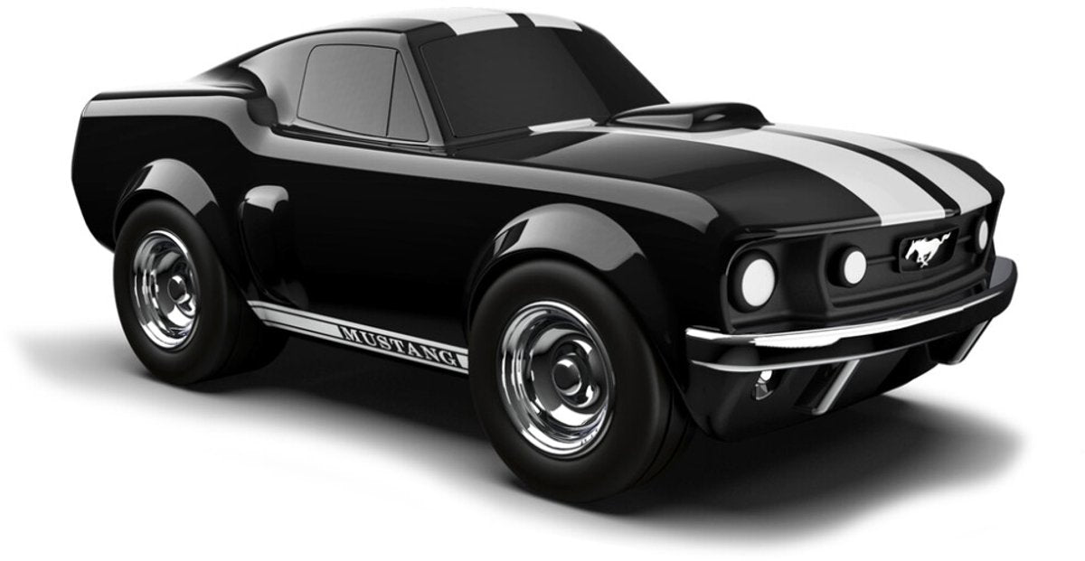 Baghera Spielzeugauto – Ford Mustang schwarz – 19 x 9,5 x 7,5 cm – in Geschenkbox – 3 Jahre