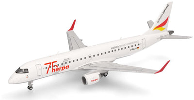Herpa Embraer E190 German Airways 75 Jahre