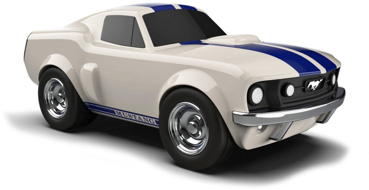 Baghera Spielzeugauto – Ford Mustang weiß – 19 x 9,5 x 7,5 cm – in Geschenkbox – 3 Jahre