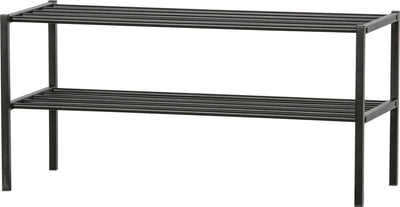 Woood Eisenschuhregal – Metall – Schwarz – 40 x 85 x 35