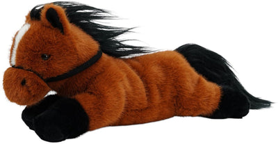 One Love Kuscheltier – Pferd Carly – 44 cm – Schwarz und Weiß – 0 Jahre