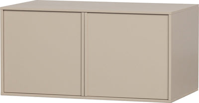 Vtwonen Tagesschrank doppelt – Kiefernholz – Dakargrau-Grau – 50 x 100 x 58 cm