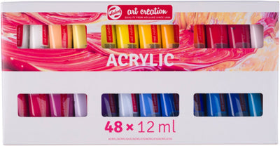Talens Art Creation Acrylfarben-Set, 48 x 12 ml