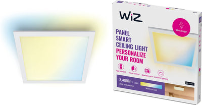 Wiz Deckenleuchte LED-Panel – 60 x 60 cm – warmes bis kaltweißes Licht – intelligente LED-Beleuchtung – 36 W – quadratisch – weiß