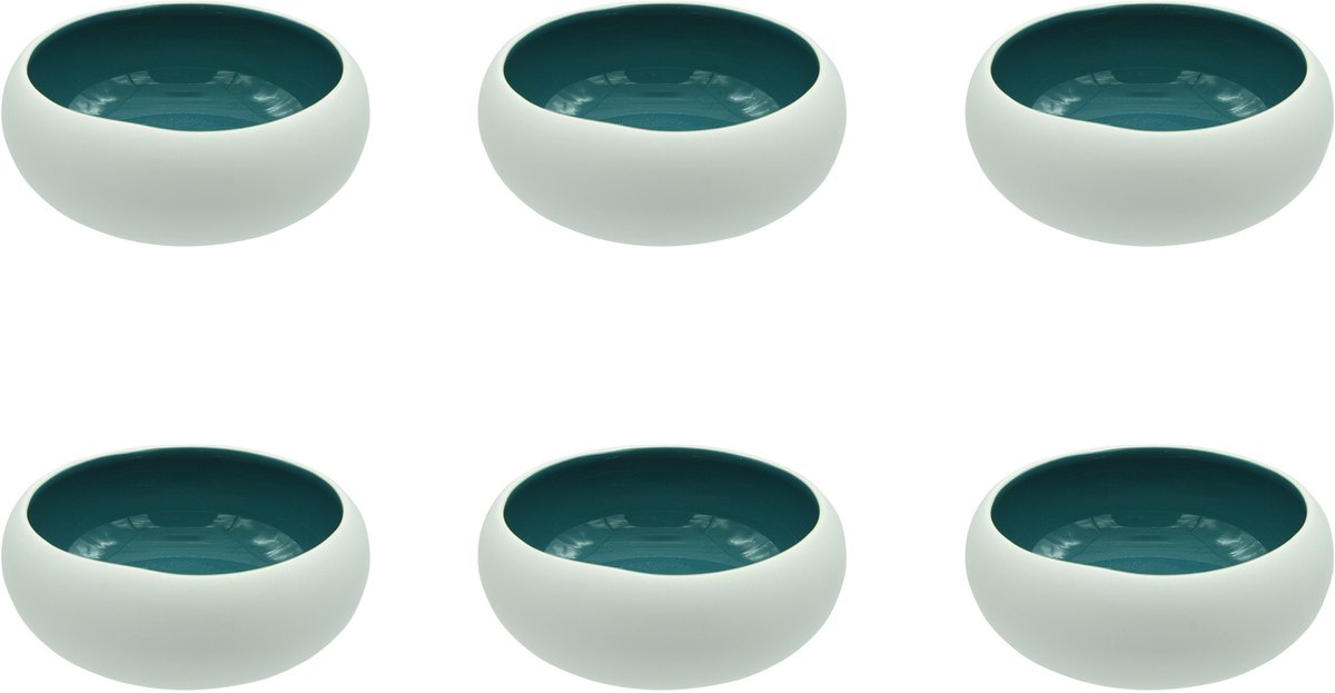 Medard de Noblat – Oslo Pazifik – kleine Schüssel 12 cm – 6 Stück – Steingut