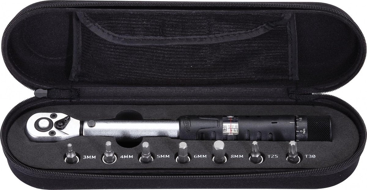 BBB Fahrrad-Drehmomentschlüssel 1 4 – Fahrrad-Werkzeugset 2–14 Nm – Sechskant-Torx-Set – Drehmomentschlüssel – Drehmoment-Set – BTL-73