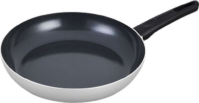 Brabantia Indu+ Bratpfanne – ø 30 cm – 100 % PFAS-frei – Keramik-Antihaftbeschichtung – Induktionsbratpfanne – spülmaschinenfest – Grau