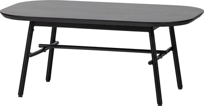 Vtwonen Eleganz Couchtisch – Mangoholz – Holz Metall – Schwarz – 43 x 100 x 60 cm