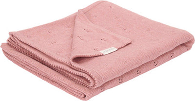 Little Dutch Kinderbettdecke – Größe Kinderbett – Decke Mädchen – Pink Blush, Pink – Pure