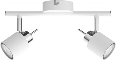 Philips LED Philips Meranti Aufbaustrahler – 2-flammig – Weiß