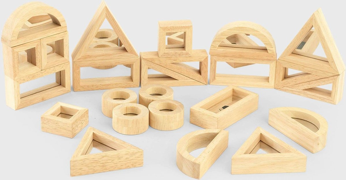 Tickit® Spiegelblöcke – 24er-Set