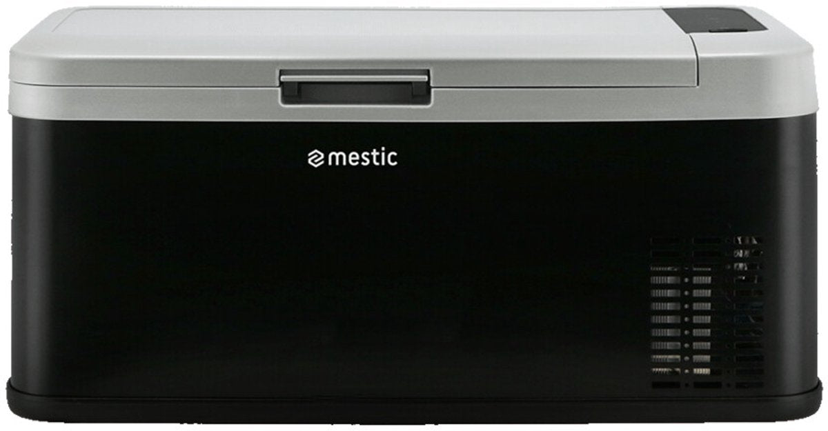 Mestic mcc-18 AC-DC-Kompressor-Kühlbox – Digitalanzeige mit USB – 18 l Fassungsvermögen für kleine Flaschen und Dosen – mit Bluetooth-App