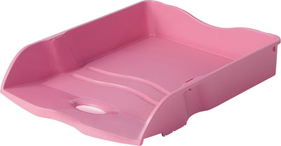 Han Briefablage – Re-Loop – 259 x 351 x 63 mm – rosa – stapelbar und ineinander stapelbar – 100 % recycelt – 6 Stück – ha-10298-956-d