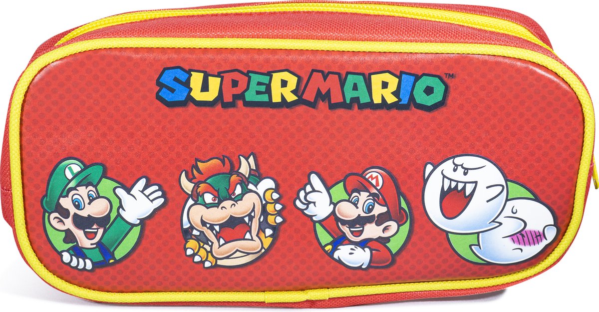 Pyramid International Super Mario – Federmäppchen mit Kreisen