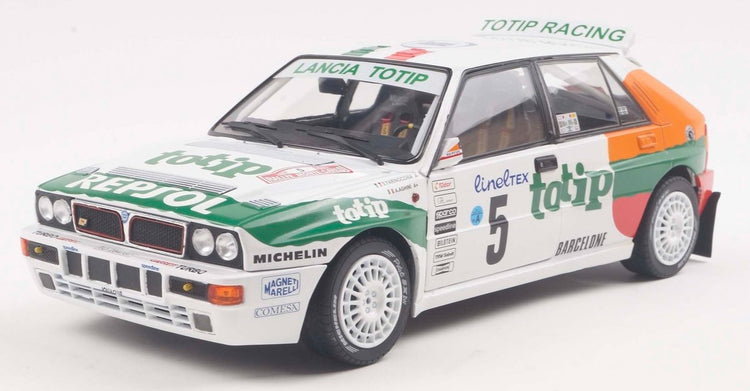Keine Automarke Lancia Delta HF Integral Solido Modellauto 1:18 1993 Andrea Aghini Sauro Farnocchia Jolly Club