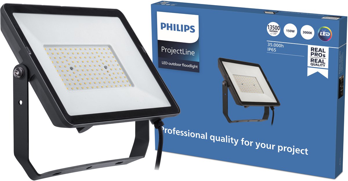 Philips LED Philips Projectline Strahler -150 W - warmweißes Licht