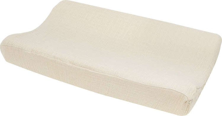 Meyco Baby Uni Wickelauflagenbezug – vorgewaschen, hydrophil – weicher Sand – 50 x 70 cm