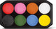 Snazaroo 1172015 Make-up-Set 8 Farben 18 ml – professionelles Gesichtsbemalungsset – auf Wasserbasis, hautfreundlich auswaschbar