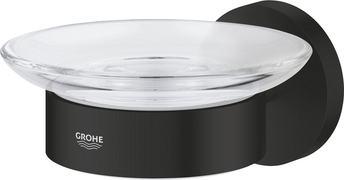 Grohe Quickfix Start Seifenschale mit Halter – Mattschwarz