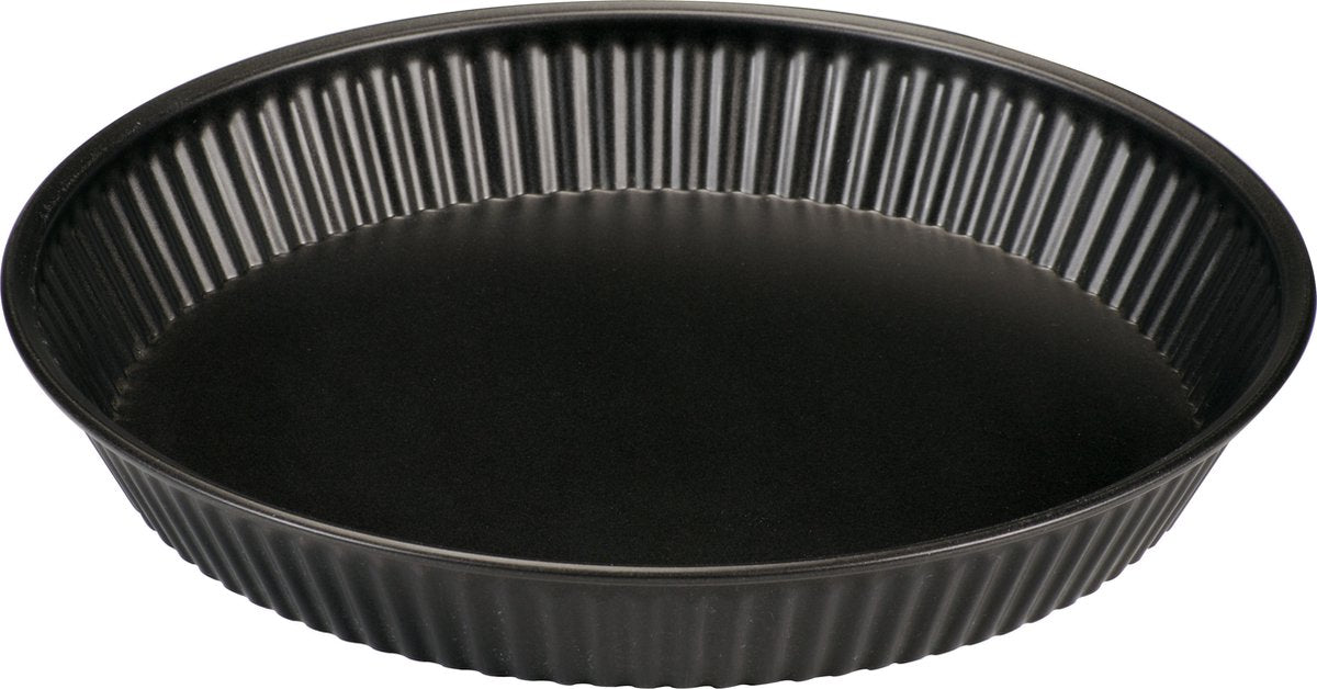 Grundlegende kulinarische Kuchenform 28 cm – PFAS-freie Backform – niedrige Kuchenform – Kohlenstoffstahl