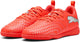 Puma Future 9 Play It Jr Unisex-Sportschuhe – leuchtendes Rot, Weiß, Schwarz, Silber