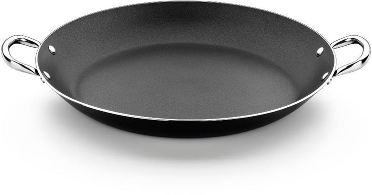 Monix beständig plus | 30 cm Paella-Pfanne aus Aluminium mit Antihaftbeschichtung, geeignet für alle Herdarten, auch Induktion