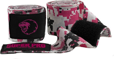 Super Pro Combat Gear Bandagen Camo Pink Schwarz Weiß 250cm